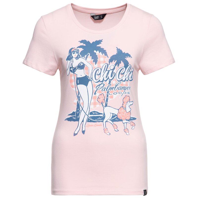 Dámske tričko Queen Kerosin - Chi Chi Beach Poodle