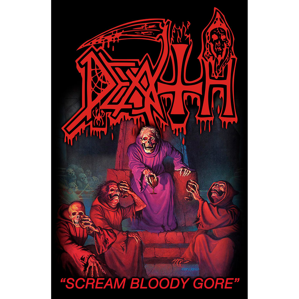 Textilný plagát Death - Scream Bloody Gore