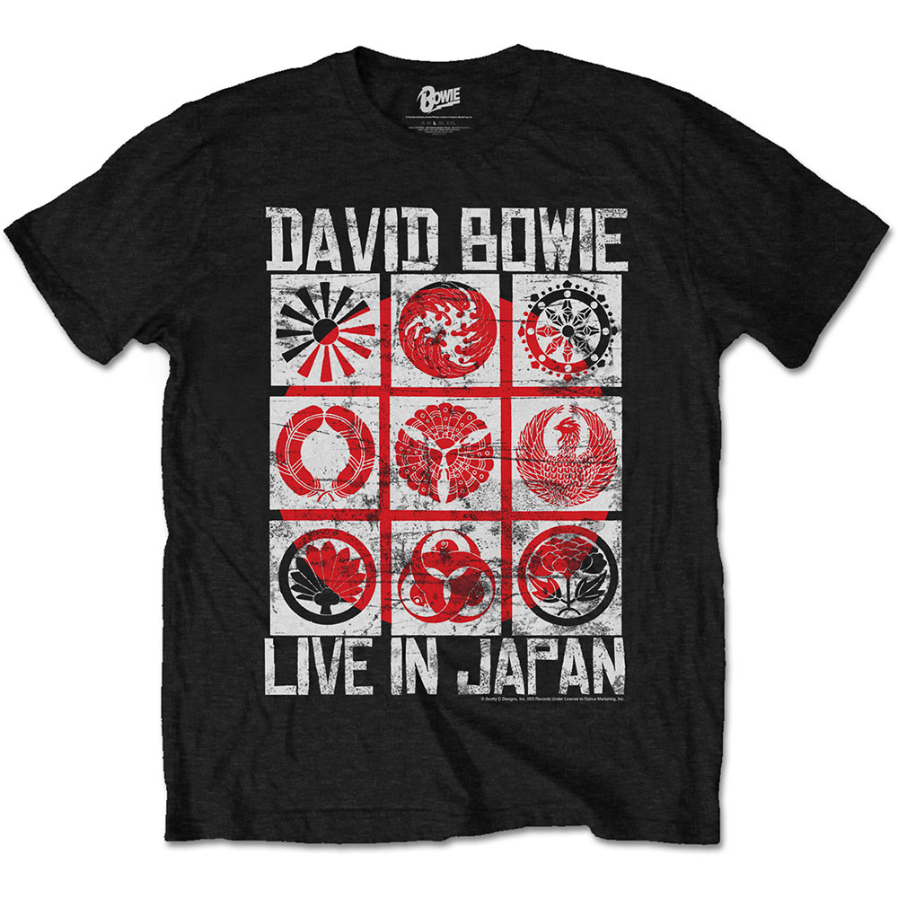 Tričko David Bowie - Live in Japan