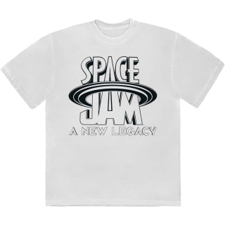 Tričko Space Jam - Space Jam 2 B&W Logo