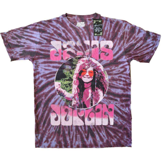 Eco tričko Janis Joplin - Pink Shades (Wash Collection)