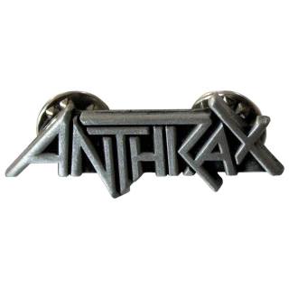 Kovový odznak Anthrax - Logo