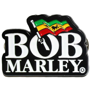 Kovový odznak Bob Marley - Logo