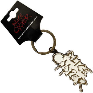 Kľúčenka Alice Cooper - Dripping Logo Gold