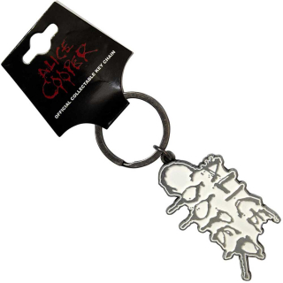 Kľúčenka Alice Cooper - Dripping Logo Silver