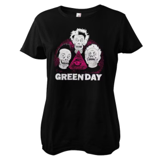 Dámske tričko Green Day - Skull