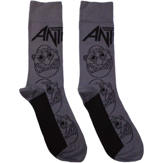 Ponožky Anthrax - Faces Pattern Mono