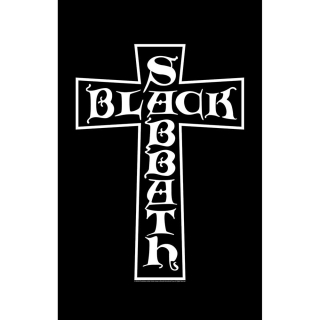 Textilný plagát Black Sabbath - Cross