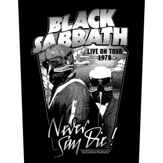 Veľká nášivka Black Sabbath - Never Say Die