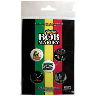 Set odznakov Bob Marley - Bob & The Wailers