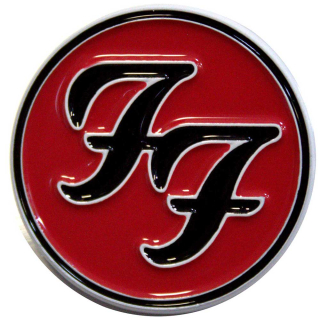 Kovový odznak Foo Fighters - FF Logo