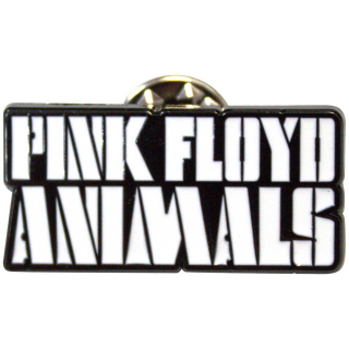 Kovový odznak Pink Floyd - Animals Mono Text Logo