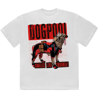 Tričko Deadpool - Deadpool Dogpool Smells Like Trouble