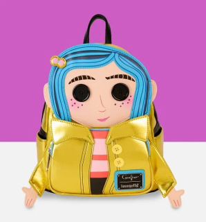 Mini batoh Loungefly - Coraline