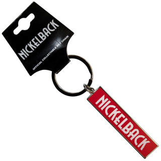 Kľúčenka Nickelback - White Logo Red