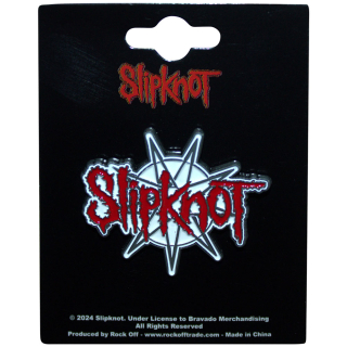 Kovový odznak Slipknot - 9-Point Star Logo