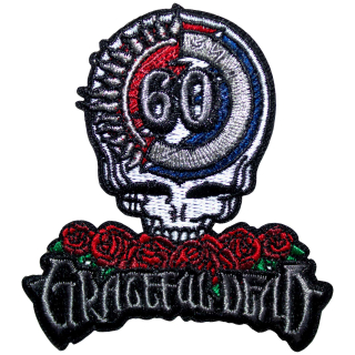 Nášivka Grateful Dead - 60th Anniversary Skull & Logo