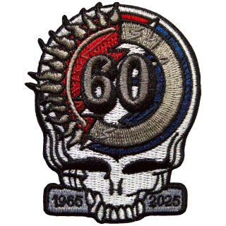 Nášivka Grateful Dead - 60th Anniversary Skull