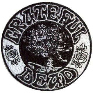 Nášivka Grateful Dead - Black & White Bertha Circle