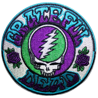 Nášivka Grateful Dead - Steal Your Face Purple/Green