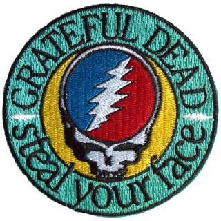 Nášivka Grateful Dead - Steal Your Face Text Emblem